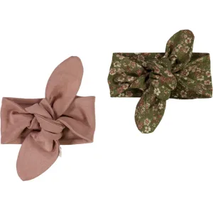 2 Headband Olivia - flowers powder