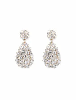 Abina Diamante Statement Drop Earrings