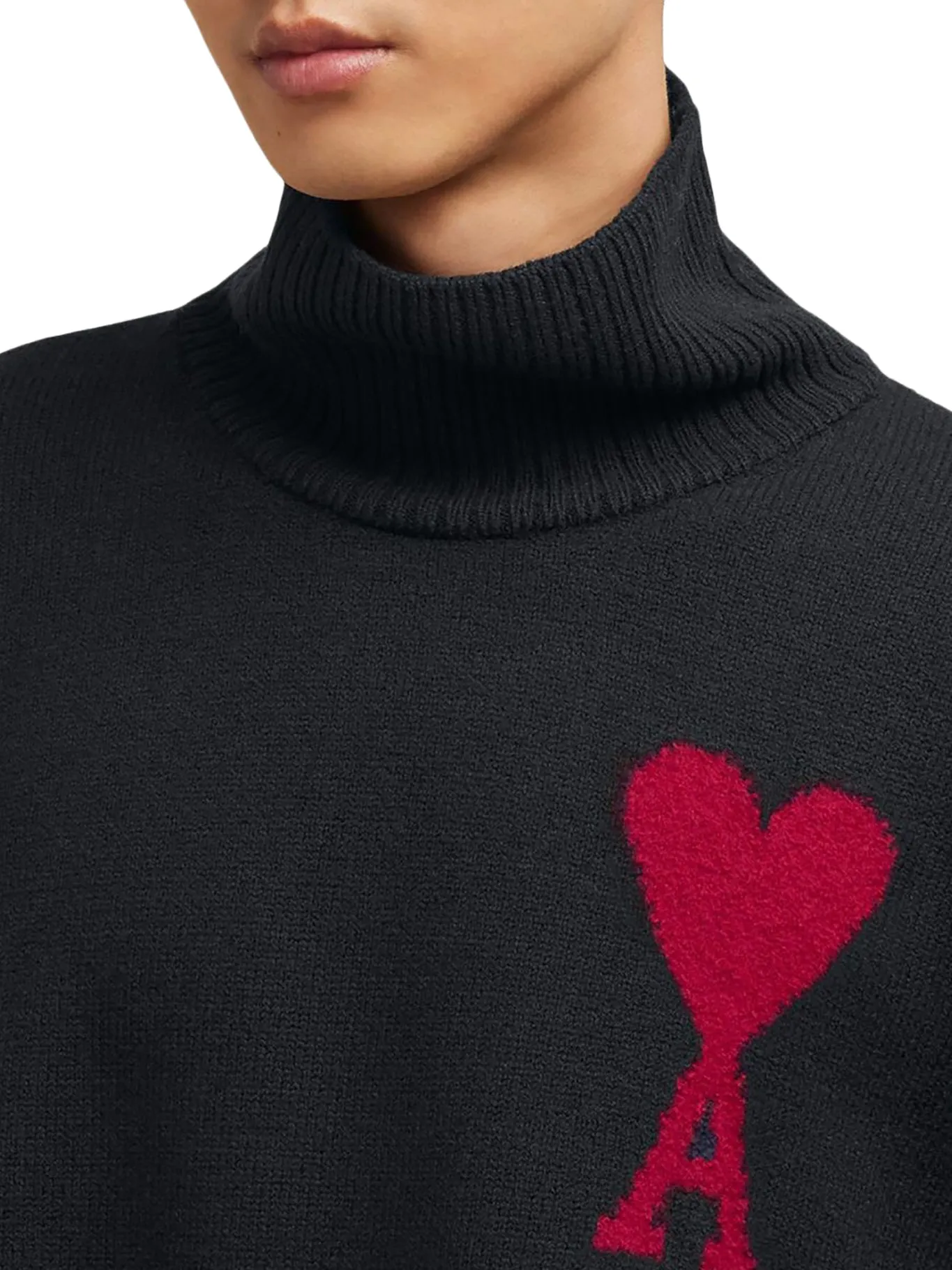 Ami de Coeur high-neck jumper