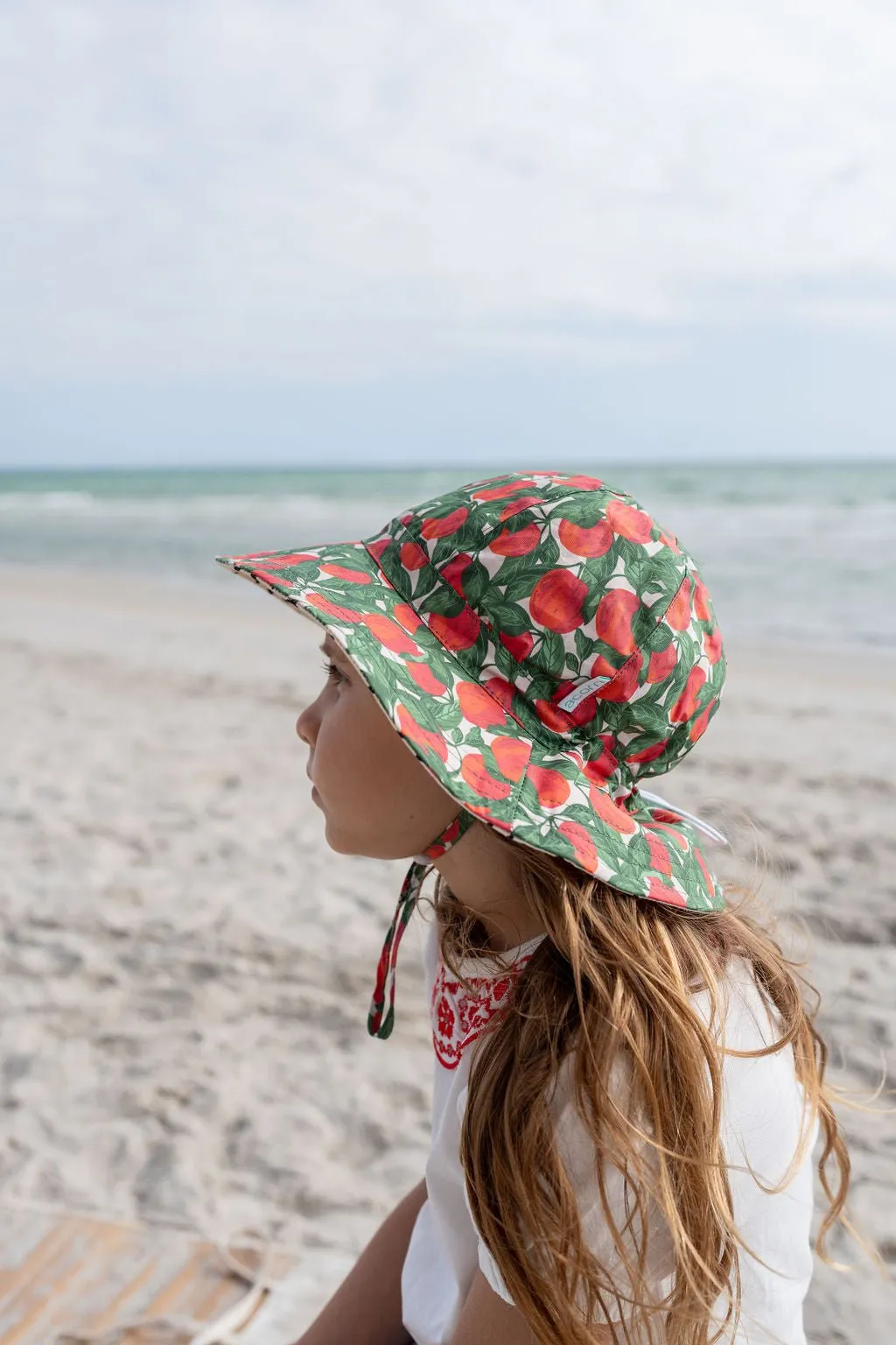 Apples Wide Brim Sunhat