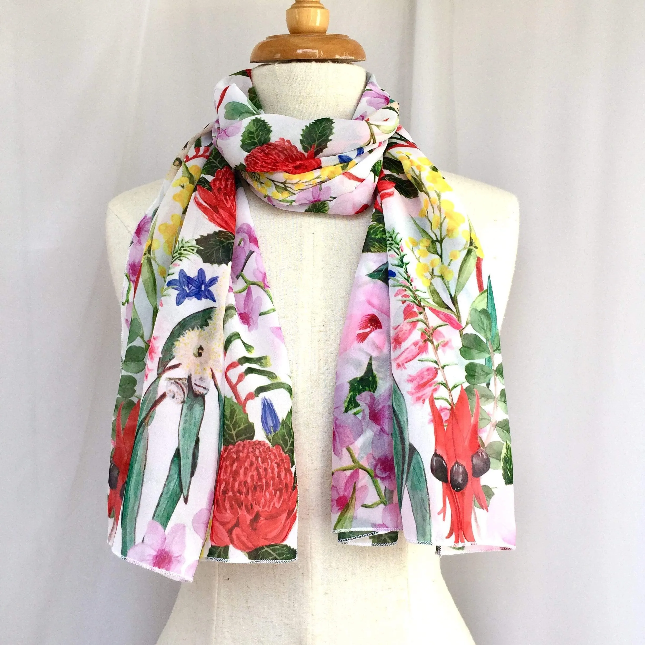 Australian Floral Emblems Scarf