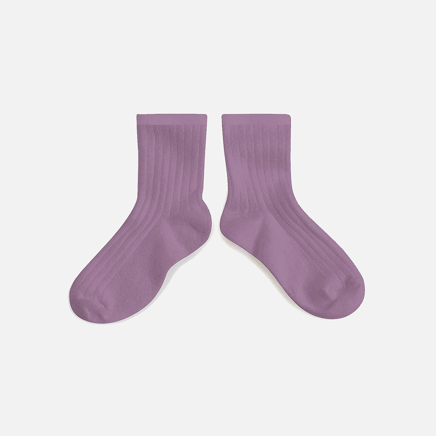 Baby & Kids Cotton Short Socks - Japanese Wisteria