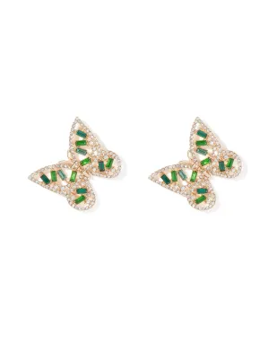 Betsy Butterfly Stone Earrings