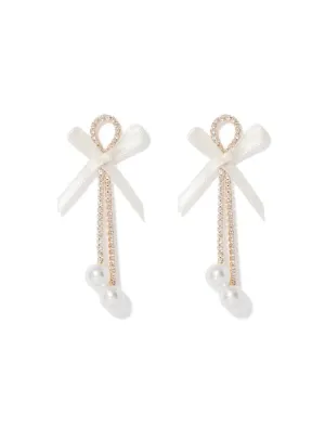 Betty Bow Chain Earrings