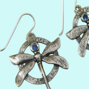 Bluenoemi Israeli Jewelry Dragonfly Feminine Earrings for Woman