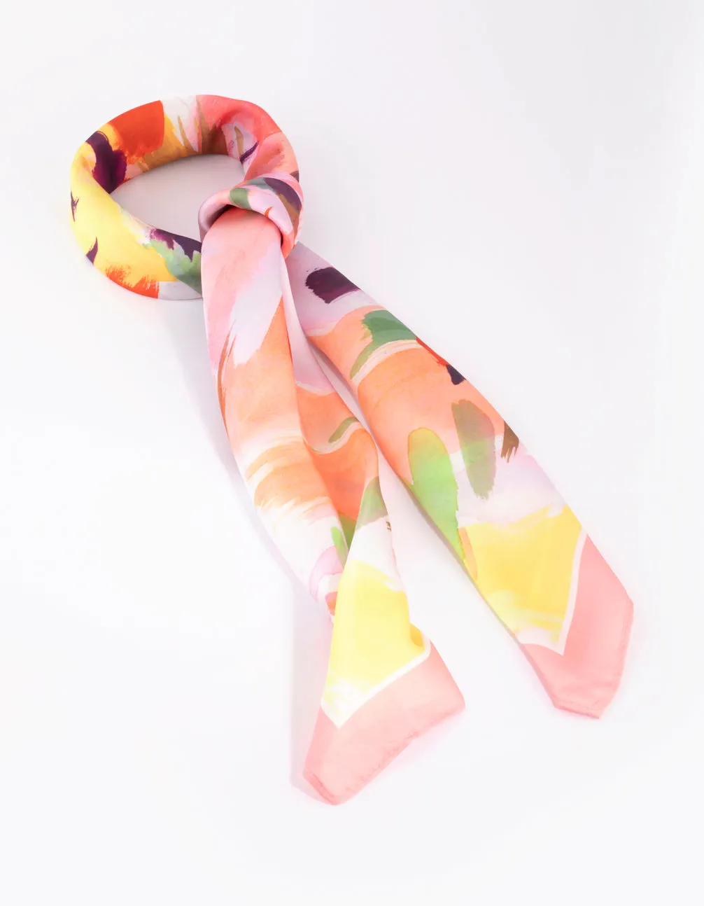 Bright Floral Scarf