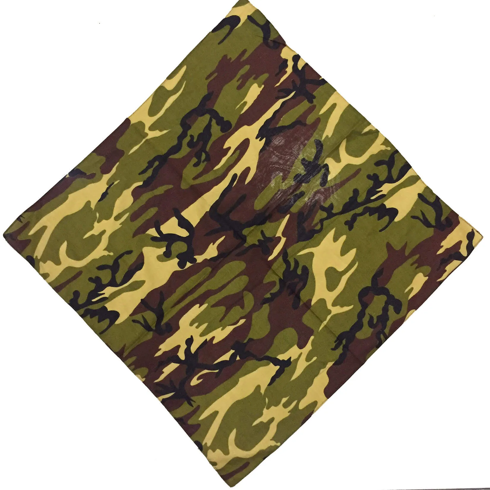 Camo Bandanas Cotton Headwraps Wristband Sports Face Cover for Running Cycling Hiking, 22 x 22 Inches