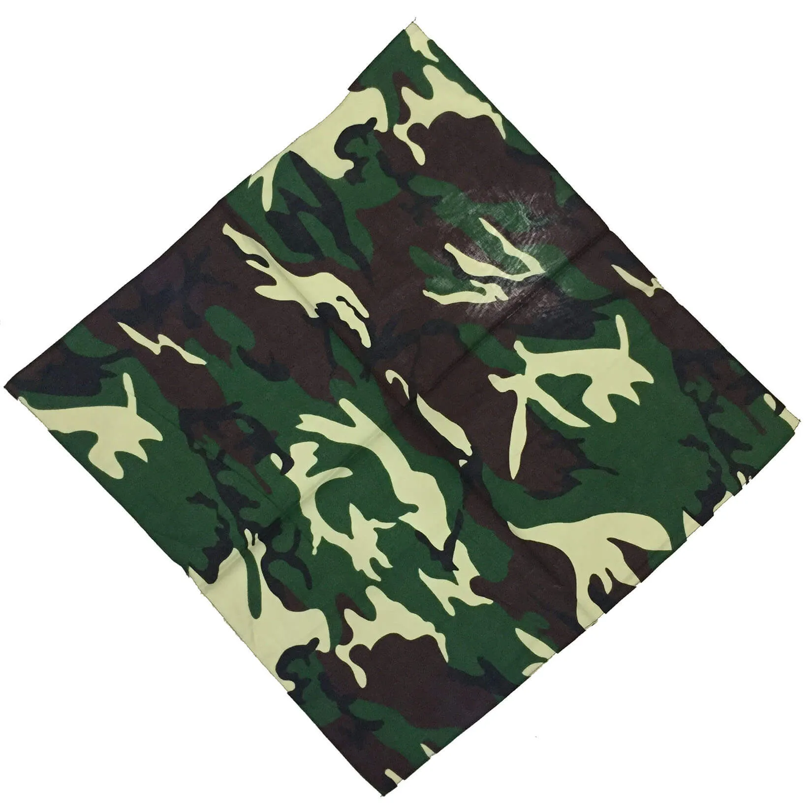 Camo Bandanas Cotton Headwraps Wristband Sports Face Cover for Running Cycling Hiking, 22 x 22 Inches