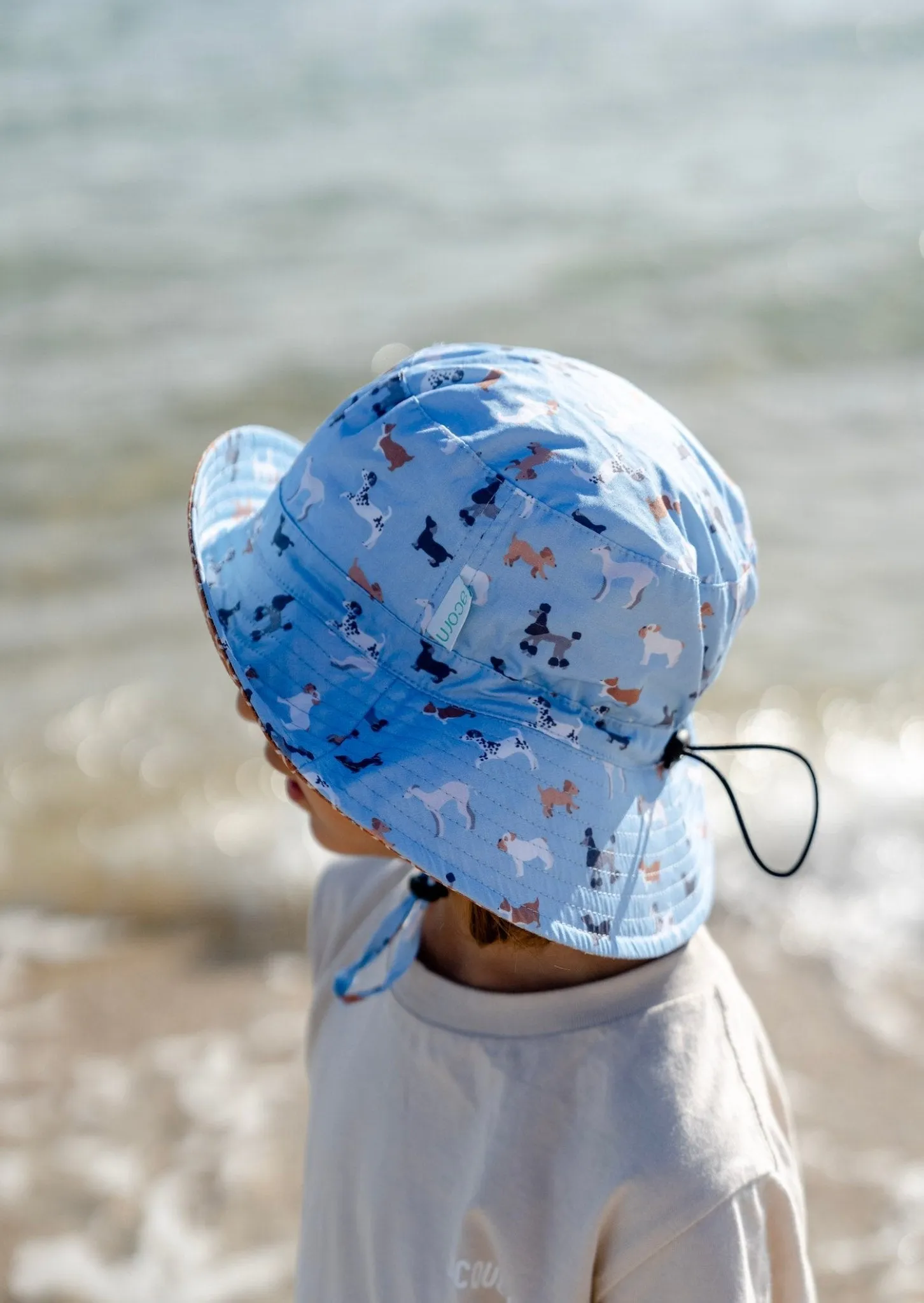 Central Park Doggies Wide Brim Bucket Hat