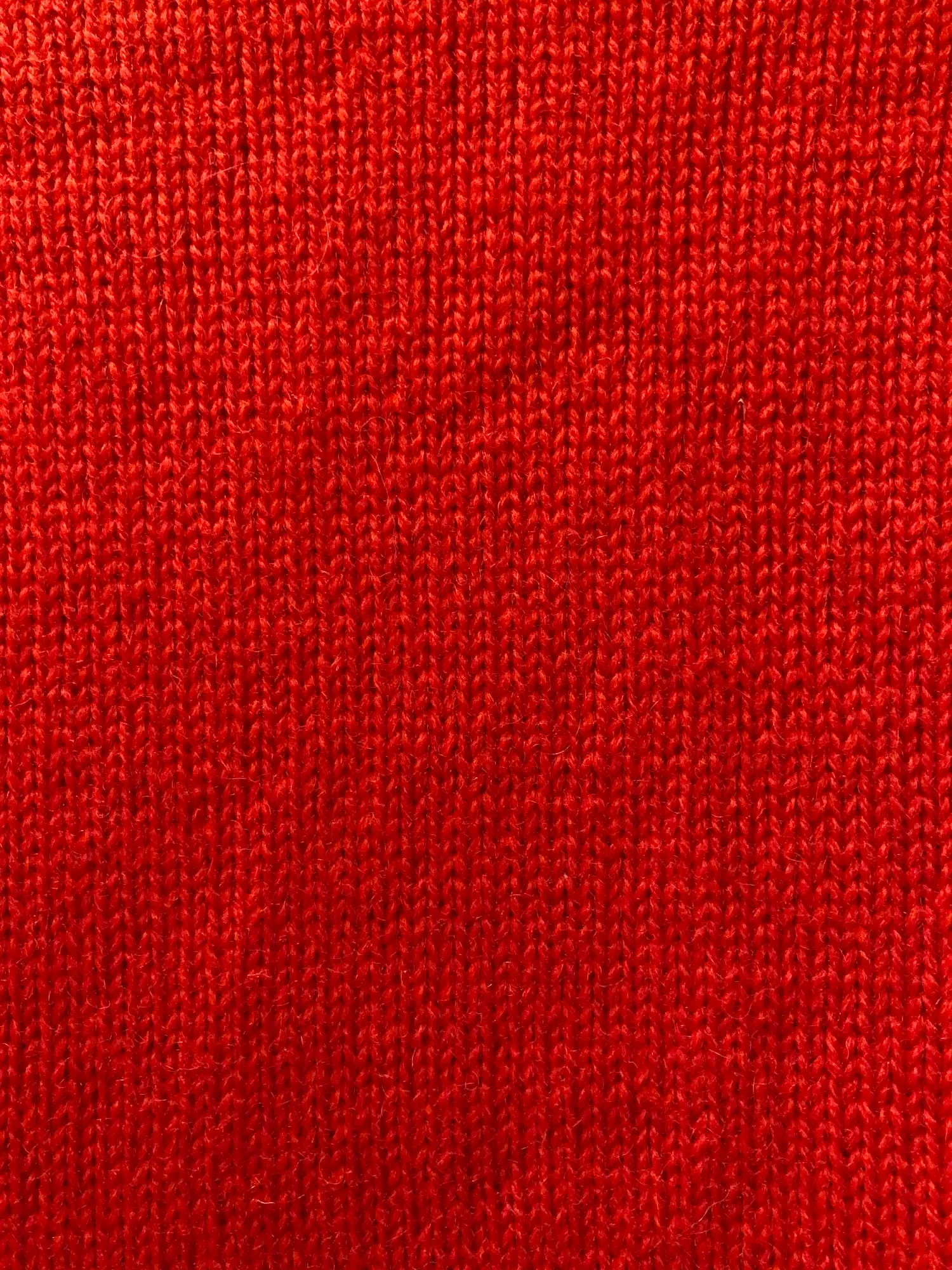 Comme des Garcons Homme 1980s red wool knitted crew neck jumper