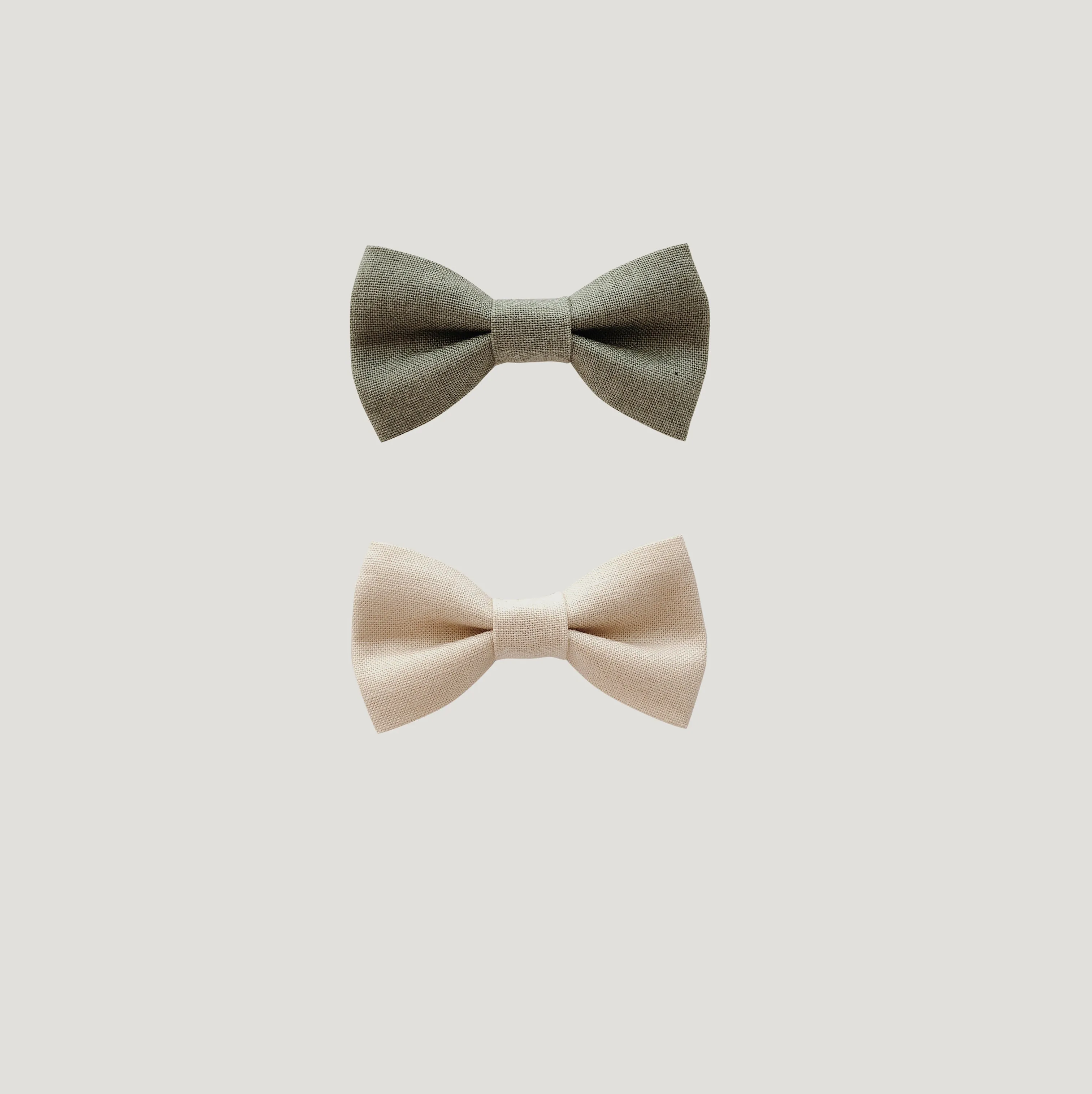 Fall Solid Color Bow Set - Sea/Magnolia