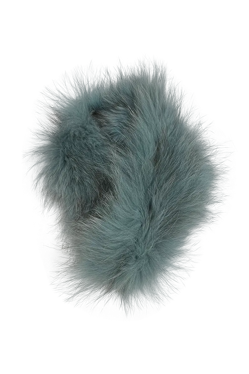 Fox Belly Tricot Fur Collar