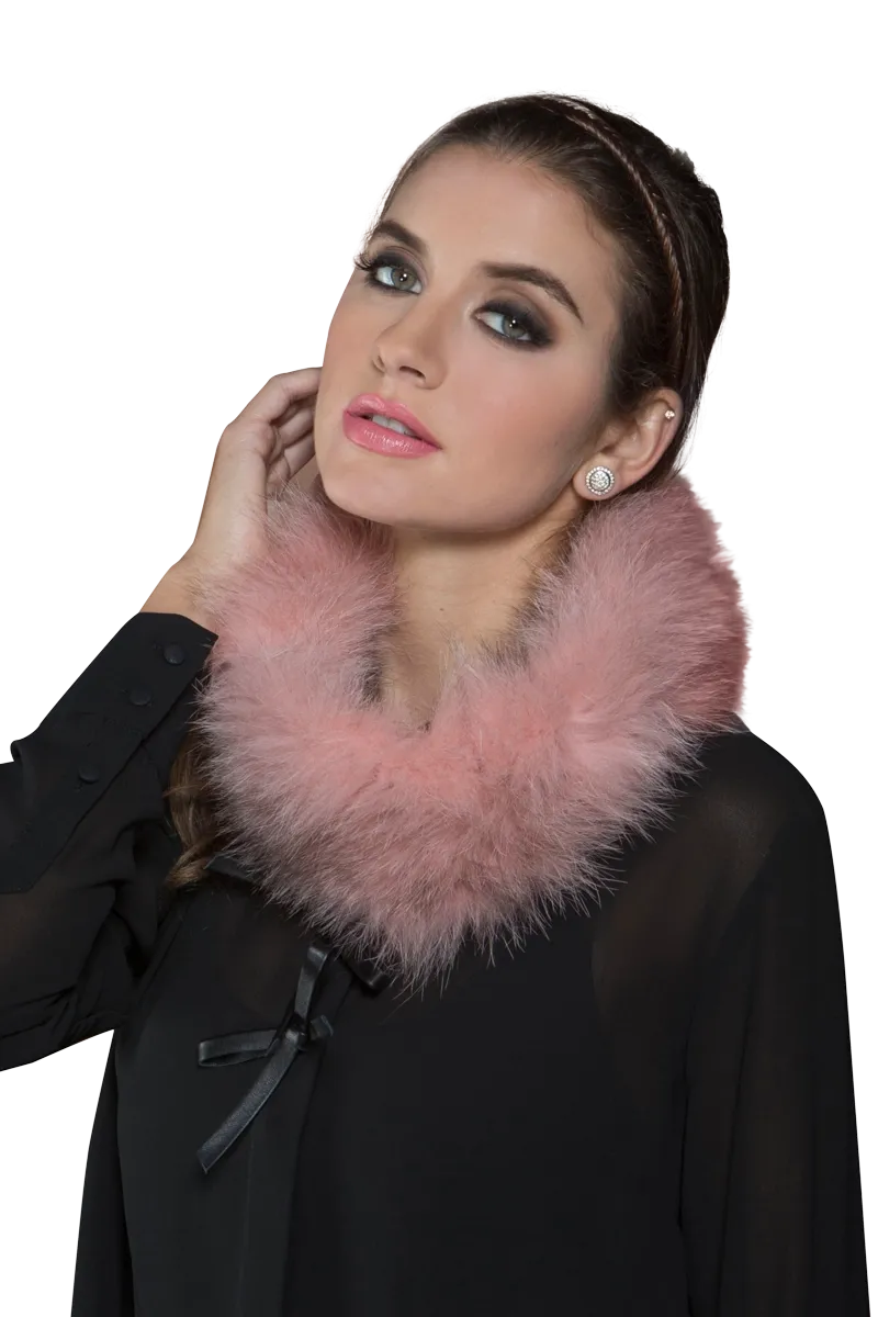 Fox Belly Tricot Fur Collar