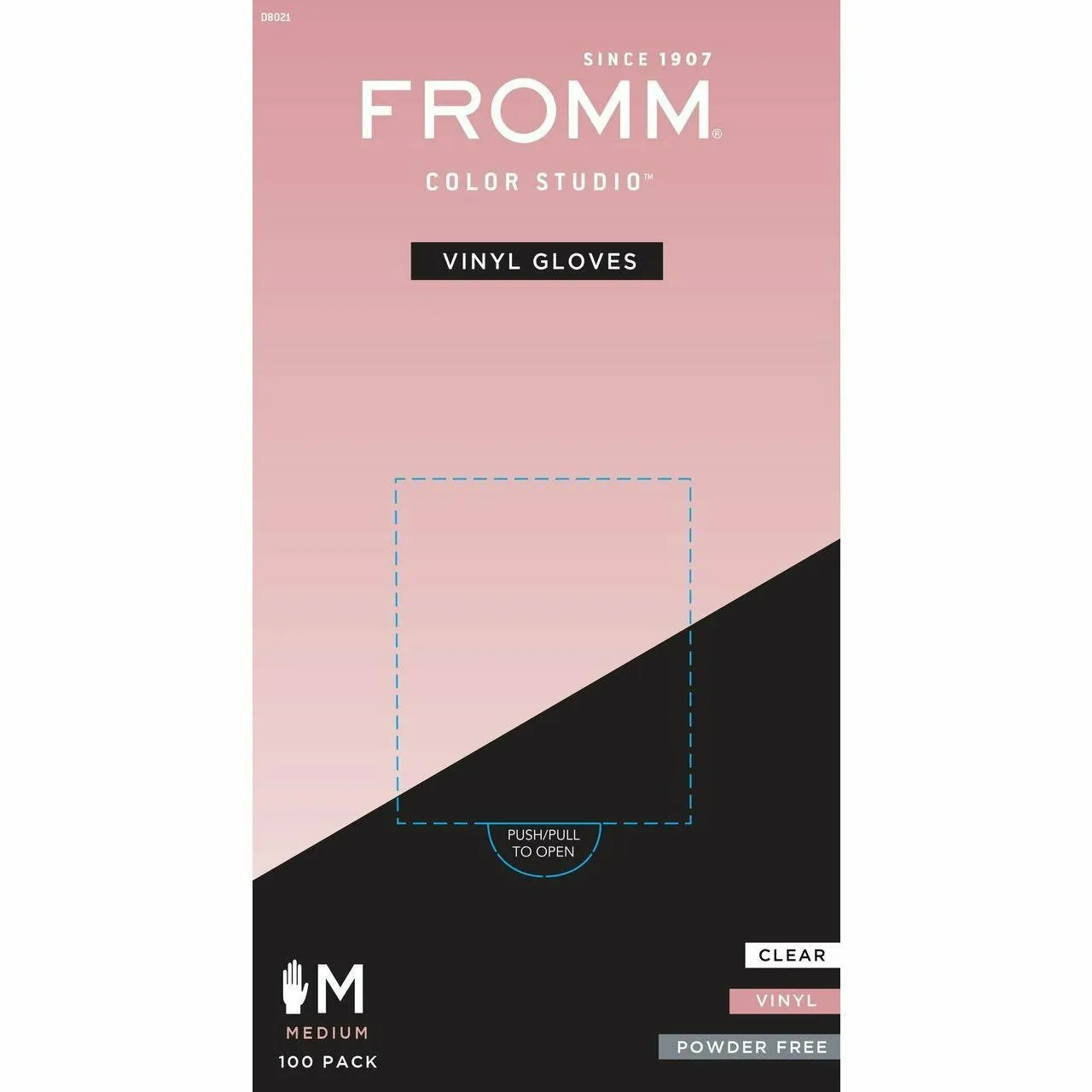 Fromm: Vinyl Clear Powder-Free Gloves