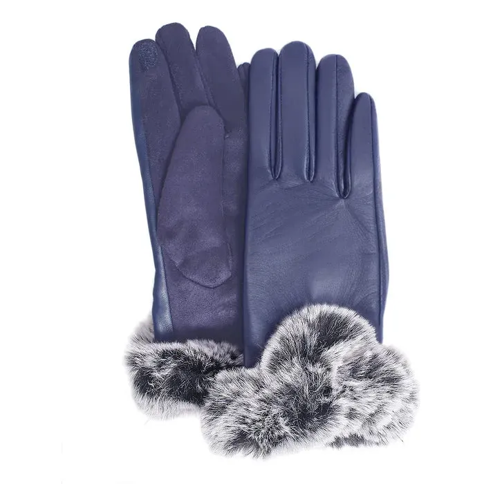 Gloves Fur Leather Winter Gloves for Women