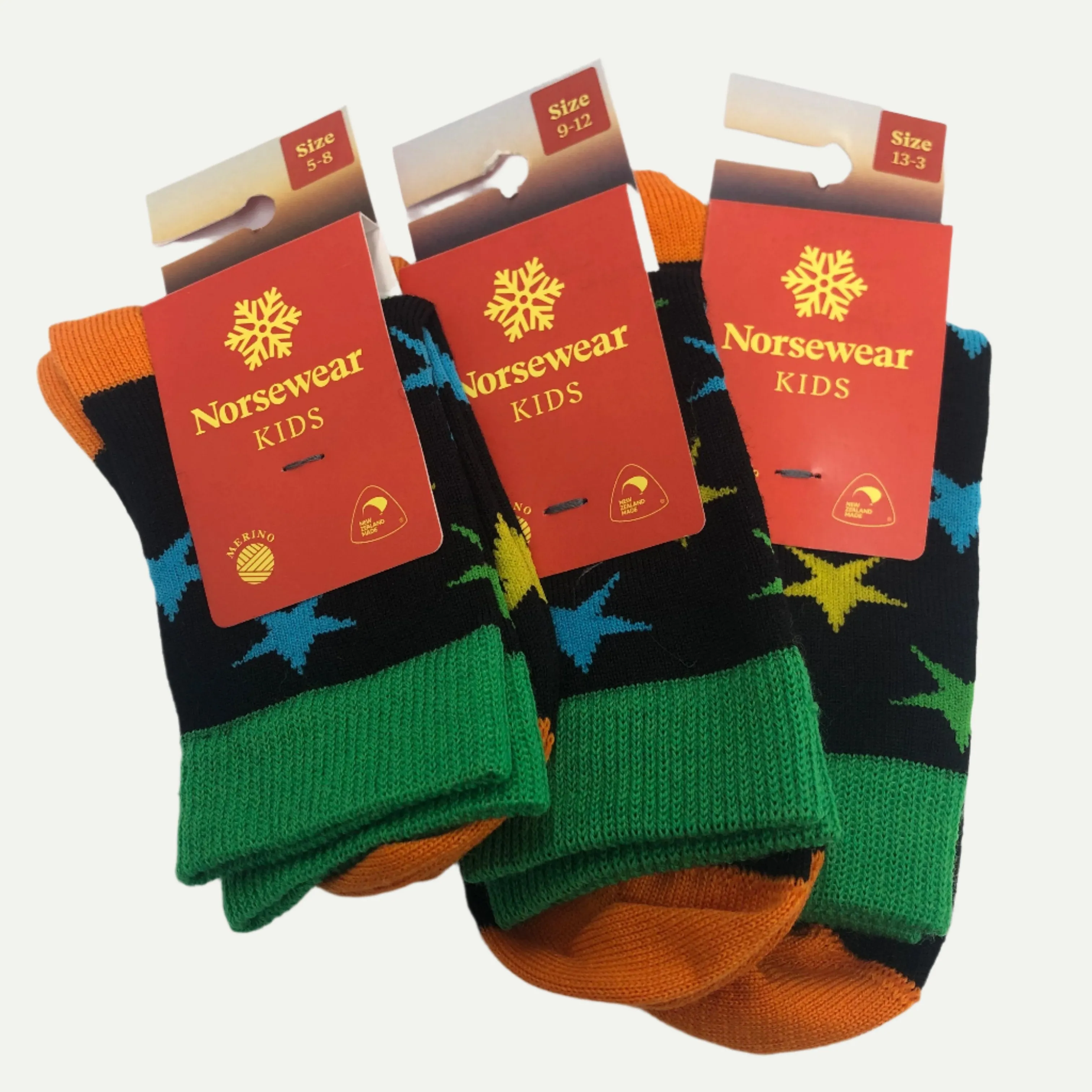 Kids Merino Wool Star Sock