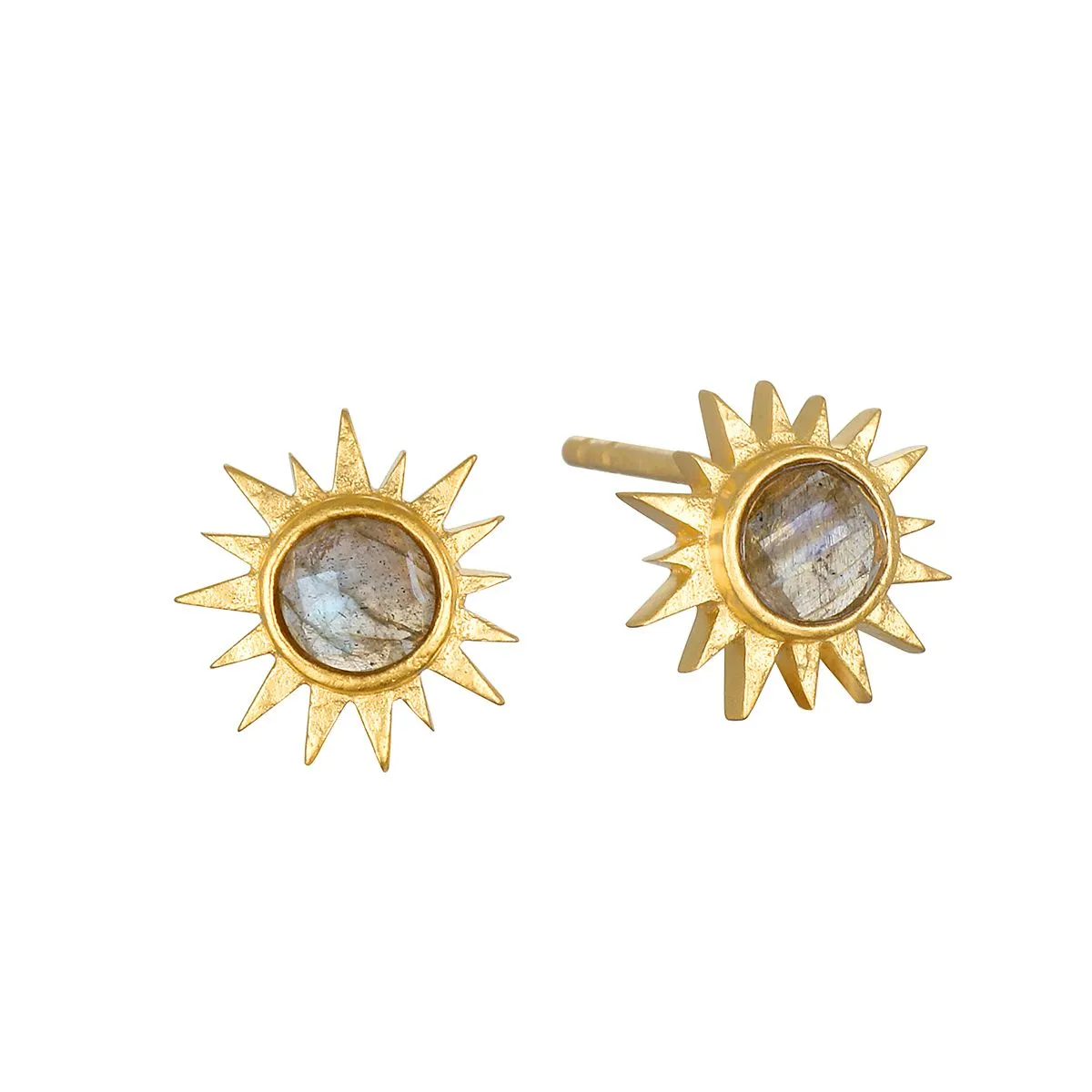 Light Seeker Labradorite Starburst Earrings