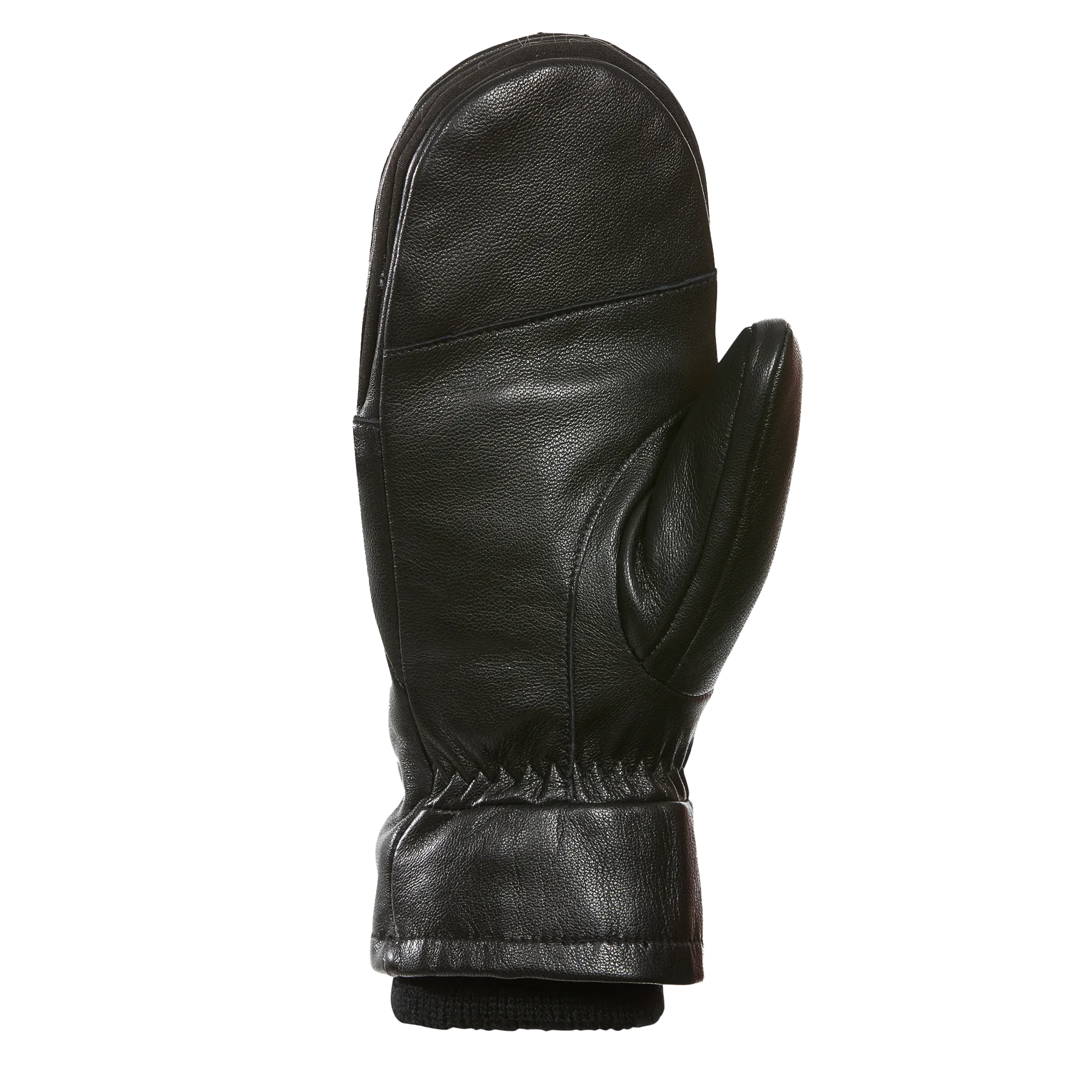 Maggie Faux Fur and Leather Mittens - Women