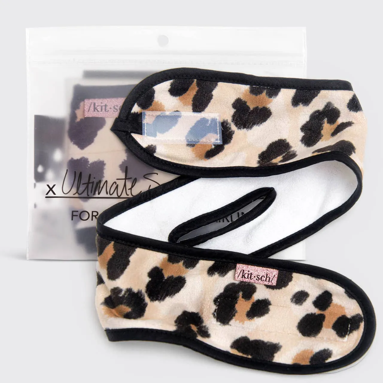 Microfiber Spa Headband - Leopard