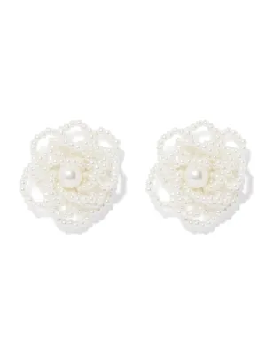 Nova Pearl Flower Earrings