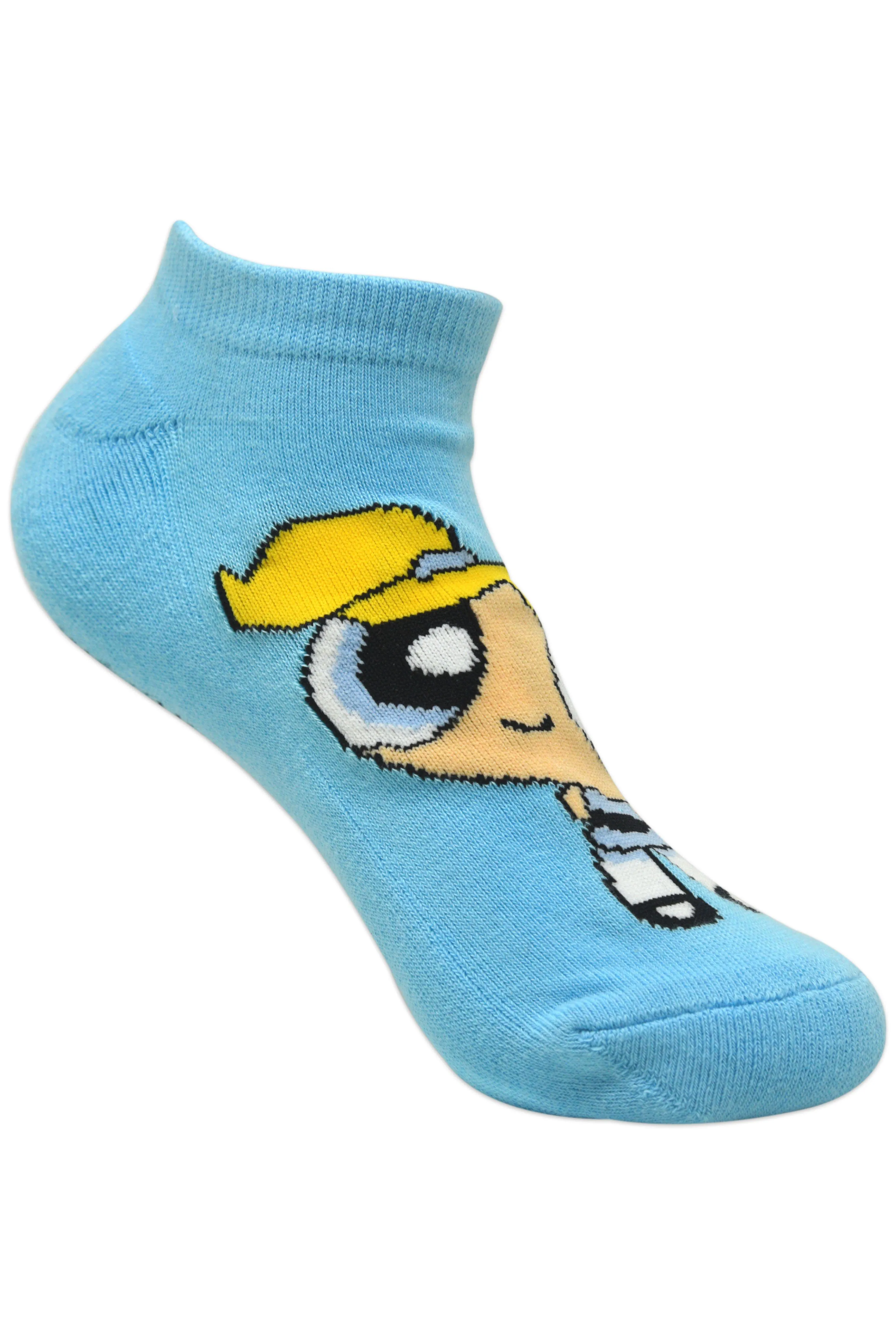 Powerpuff Girls By Balenzia Low Cut Socks for Kids (Pack of 3 Pairs/1U)