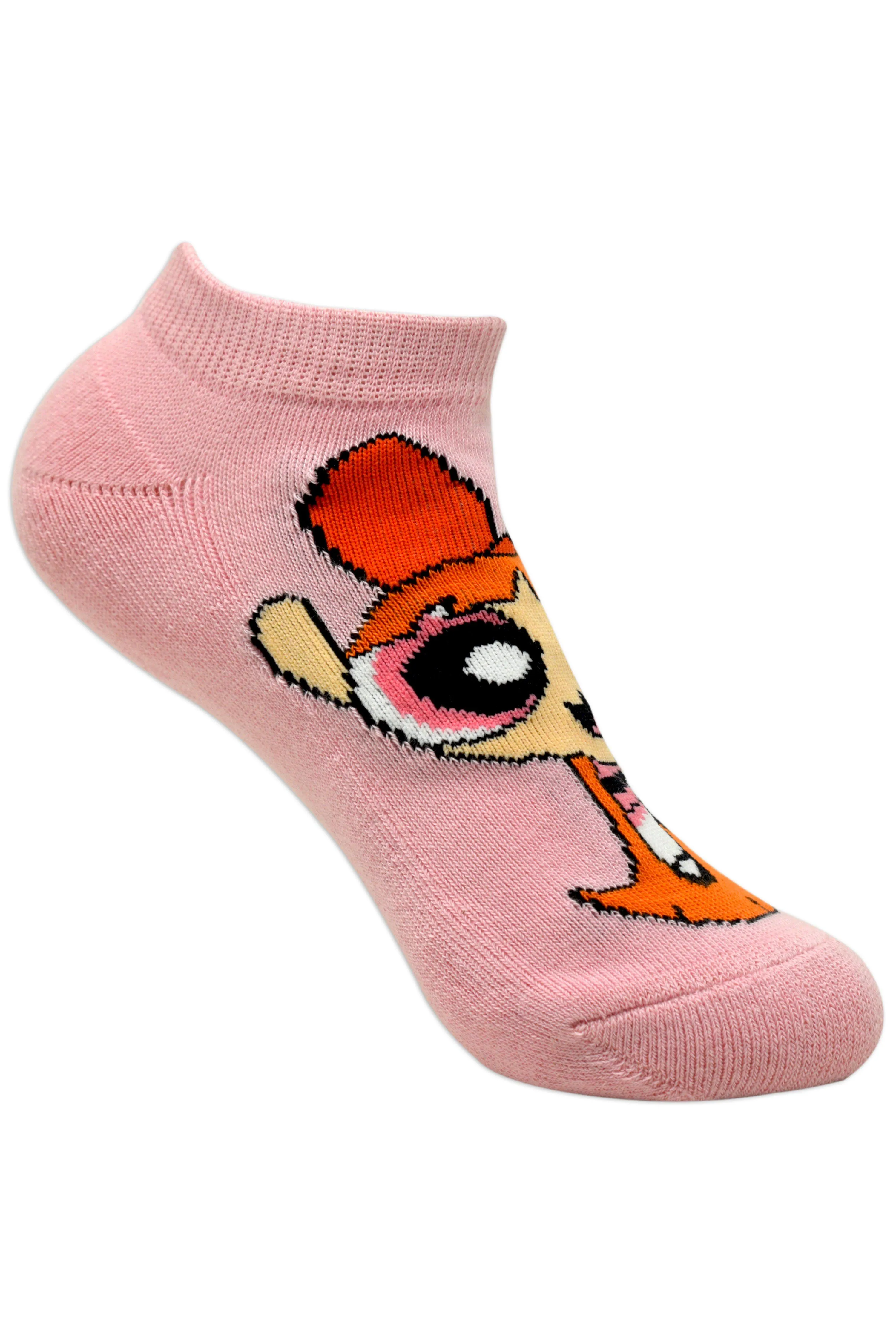 Powerpuff Girls By Balenzia Low Cut Socks for Kids (Pack of 3 Pairs/1U)