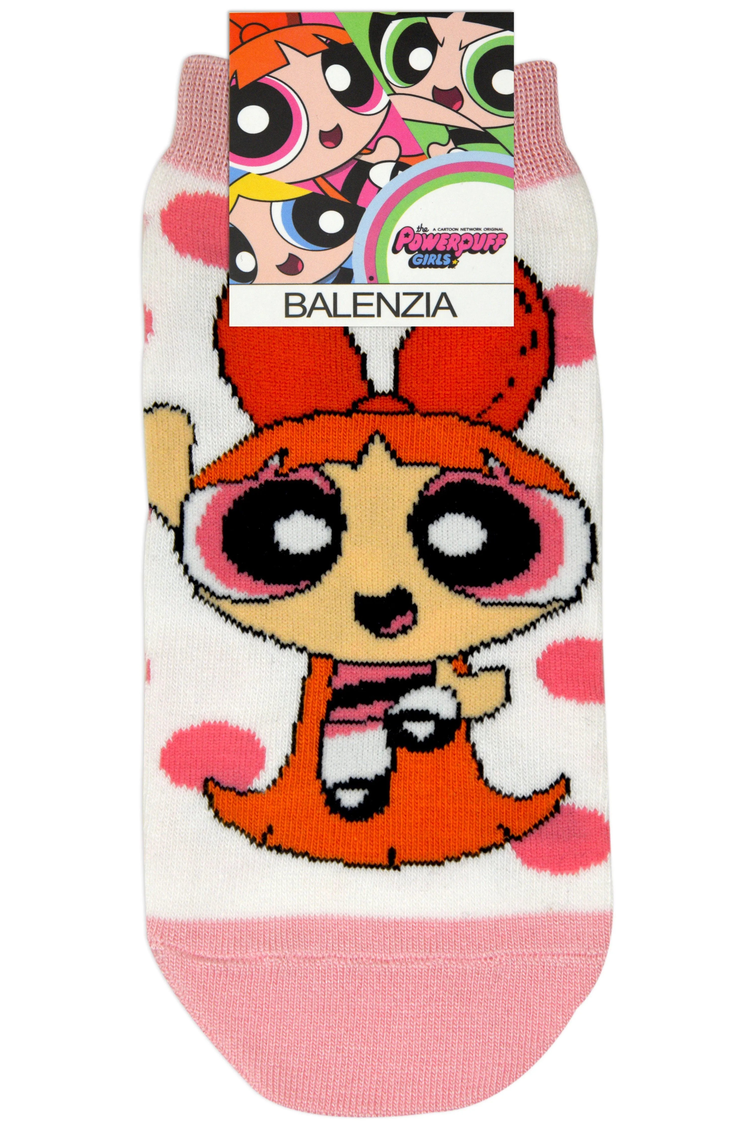 Powerpuff Girls By Balenzia Low Cut Socks for Kids (Pack of 3 Pairs/1U)