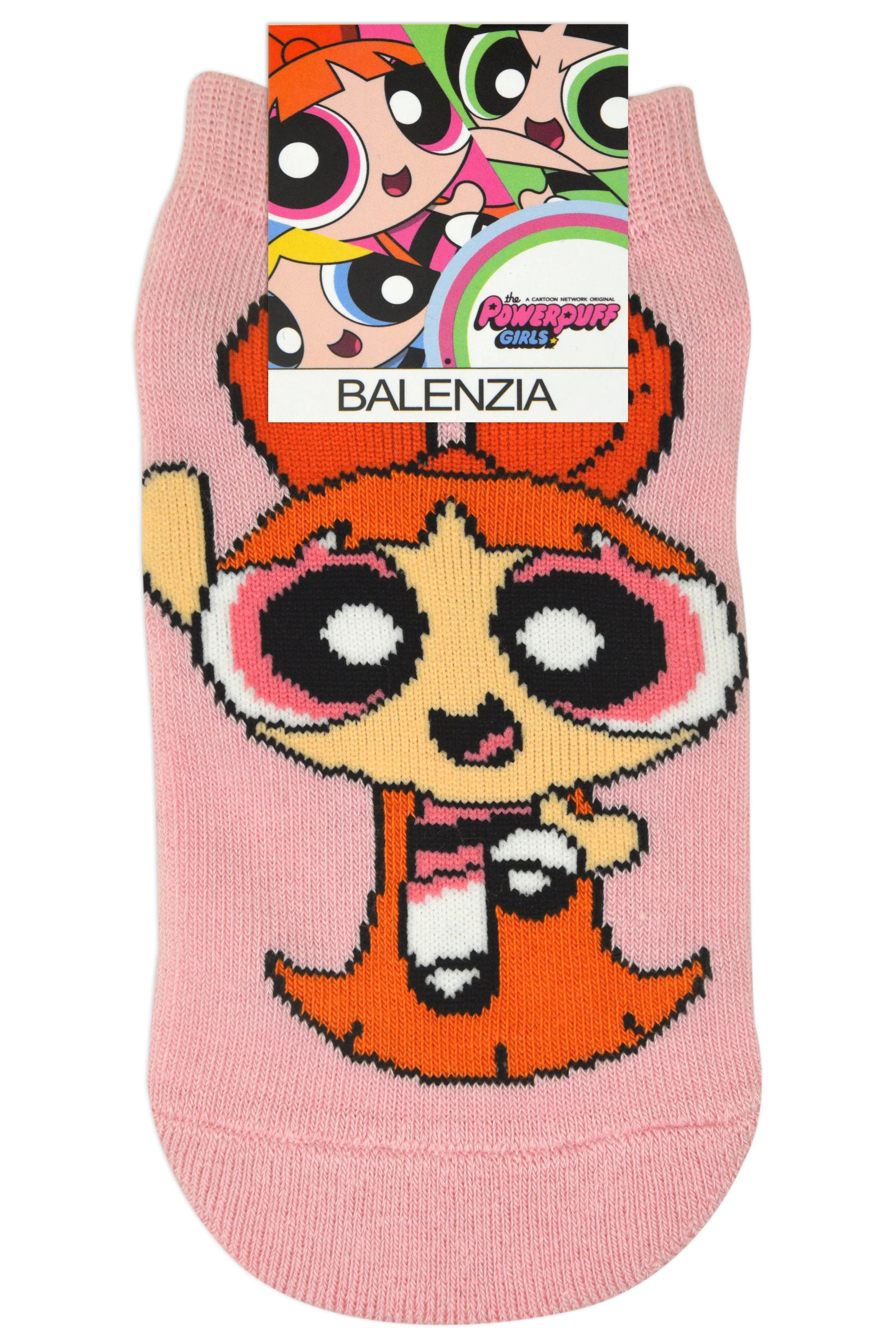 Powerpuff Girls By Balenzia Low Cut Socks for Kids (Pack of 3 Pairs/1U)