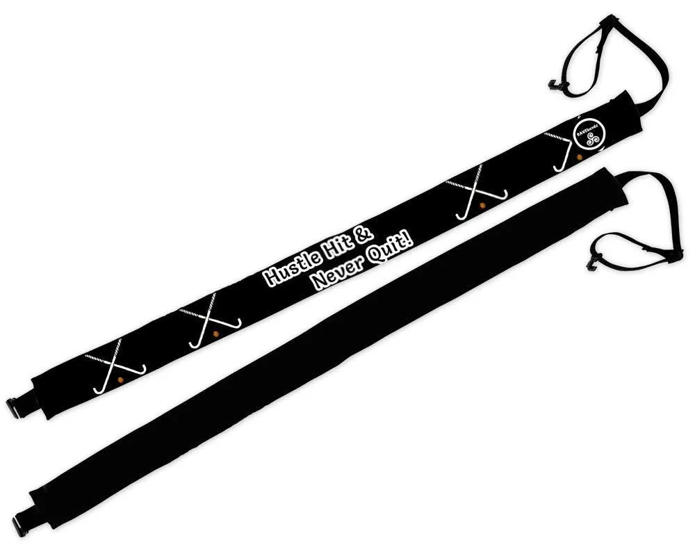 RAVEbandz Adjustable Headbands - Field Hockey  (Hustle Hit & Never Quit)