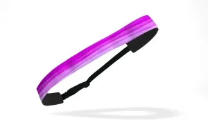 RAVEbandz Adjustable Headbands Watercolor -  (Fuschia)