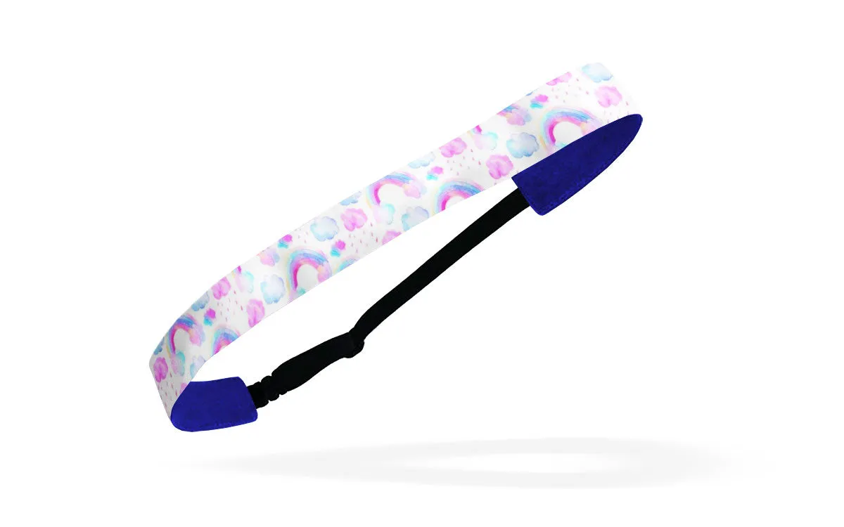 RAVEbandz Adjustable Headbands  - (Watercolor Rainbows)