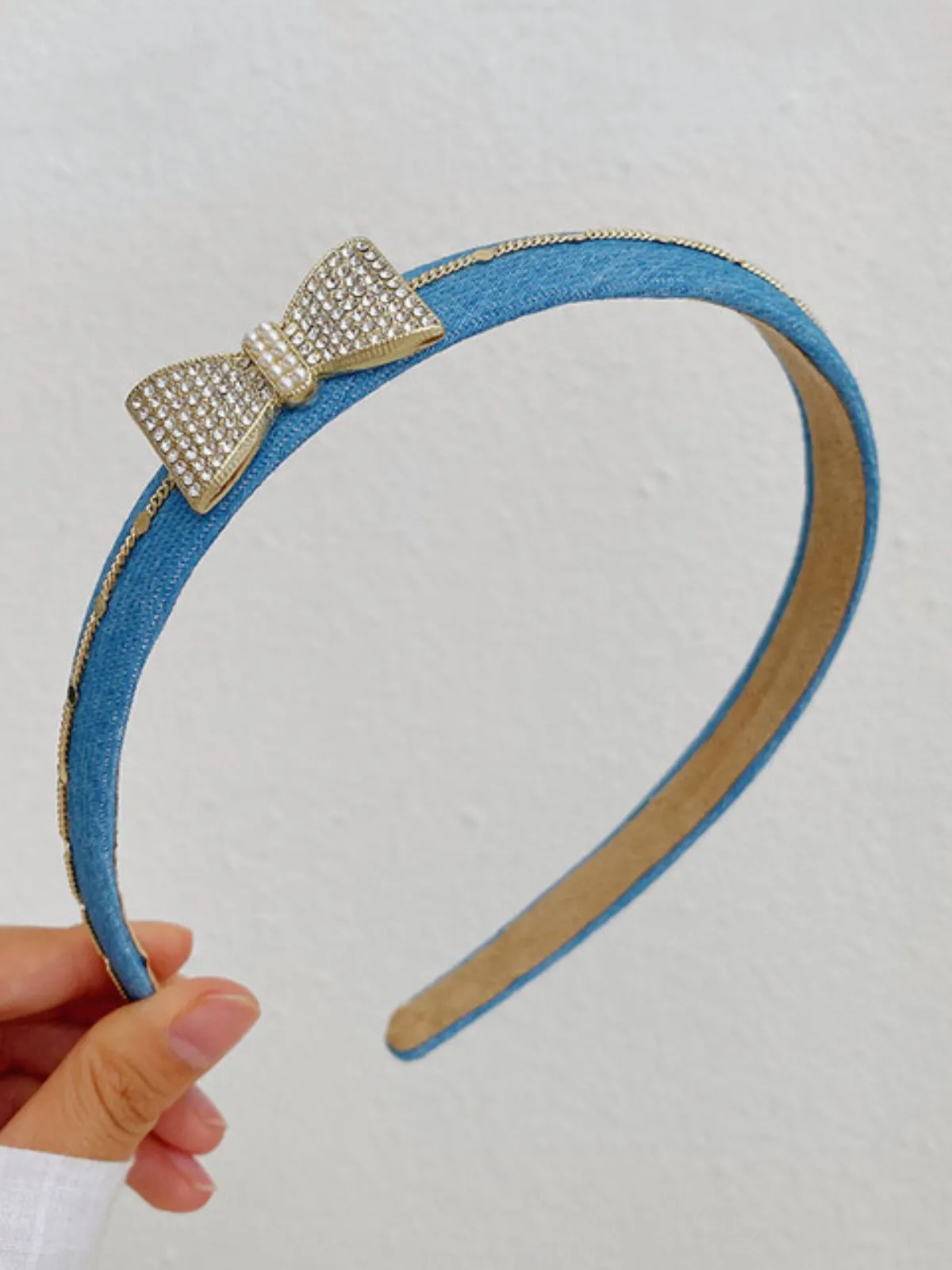 Razzle and Dazzle Denim Headband