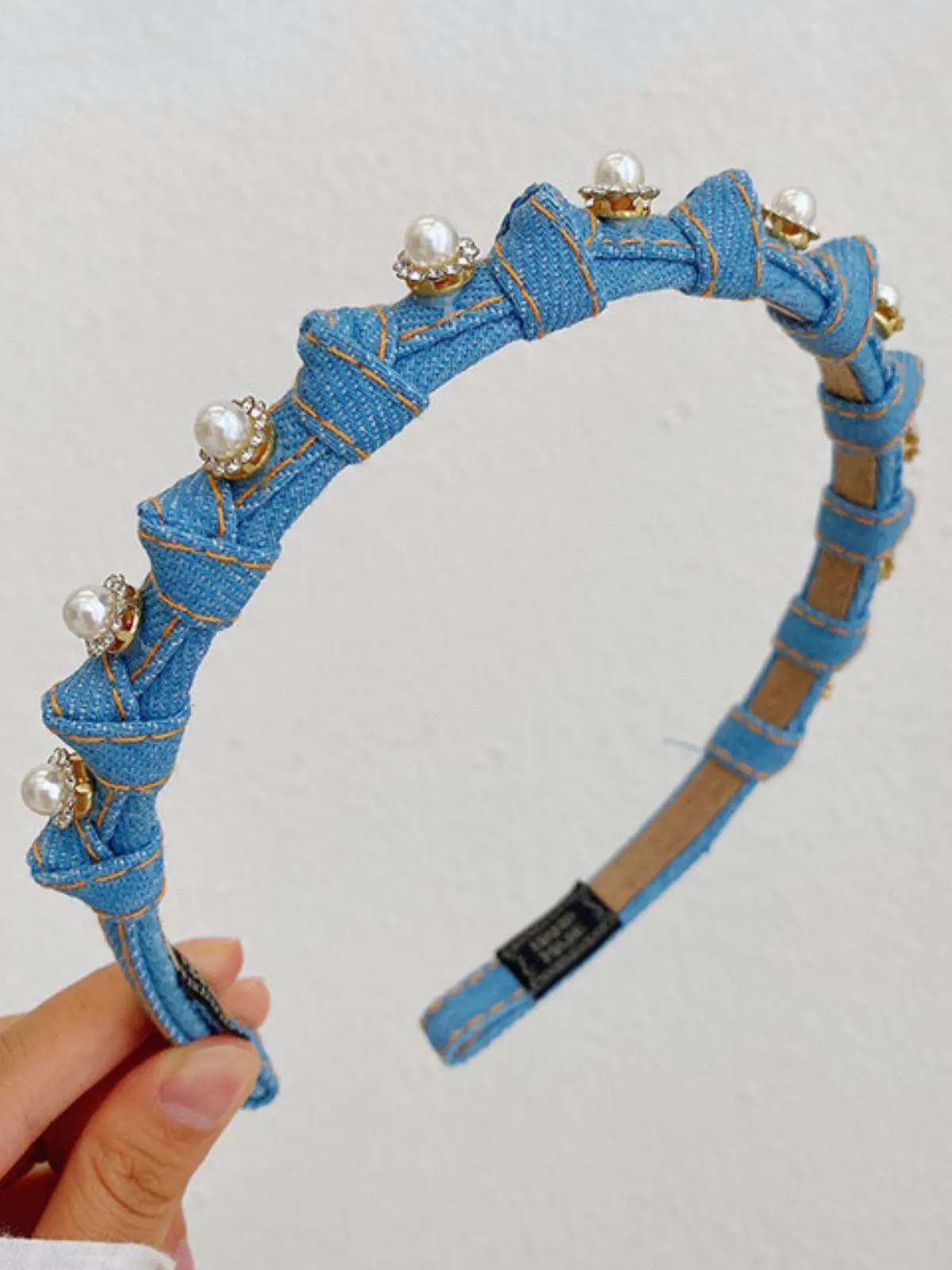 Razzle and Dazzle Denim Headband