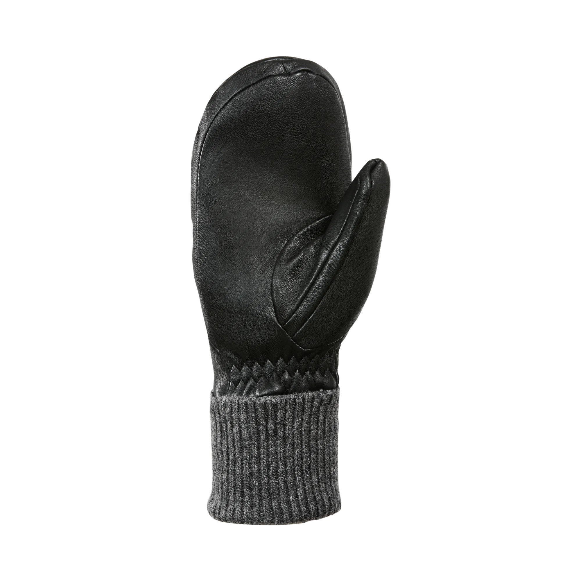 Rolly Leather Mittens - Women