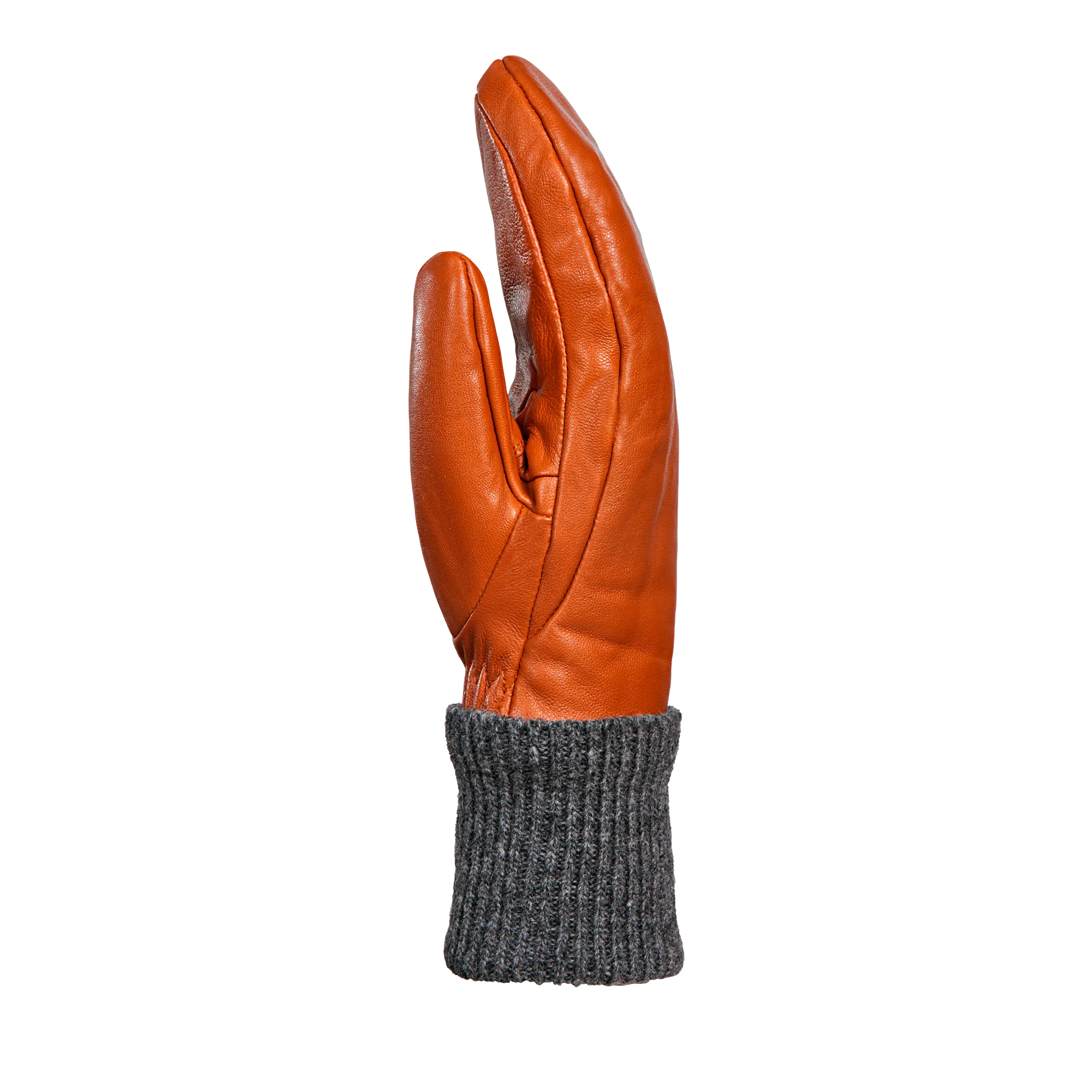 Rolly Leather Mittens - Women