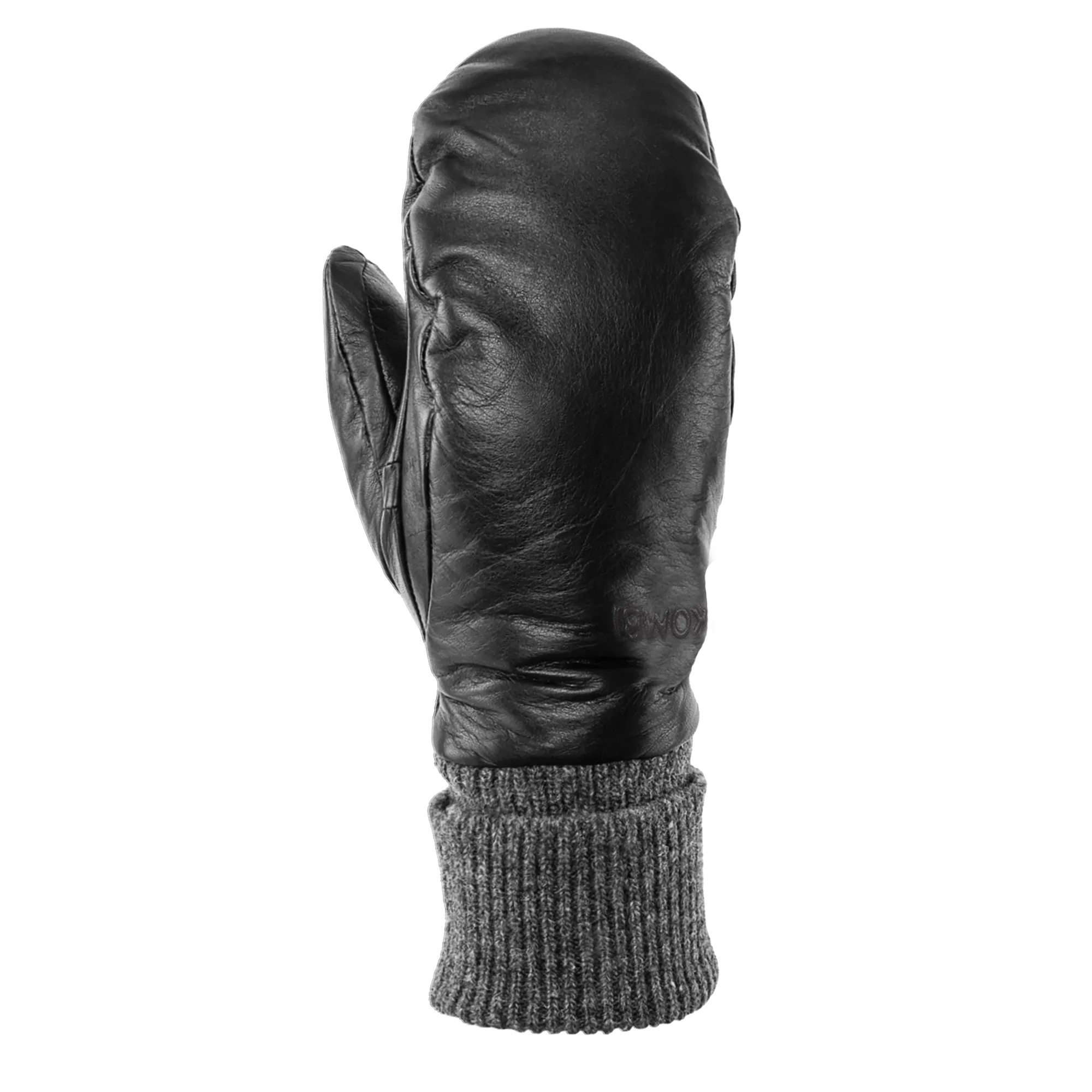 Rolly Leather Mittens - Women