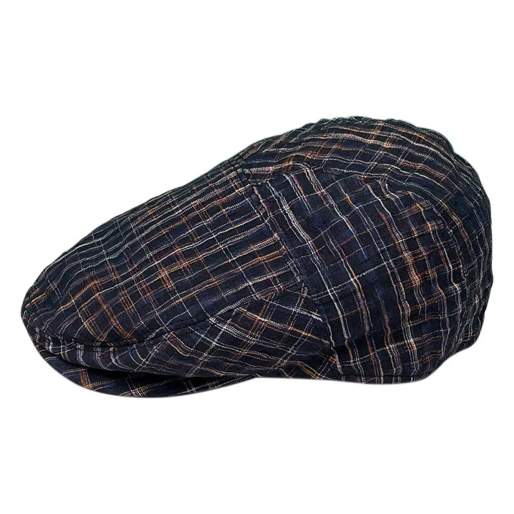 Saint Martin - 5 Panel Navy Flat Cap