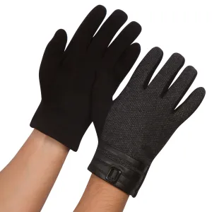 Sakkas Enes Warm Fleece Lined Driving Gloves Vegan  Minimal Commute Casual