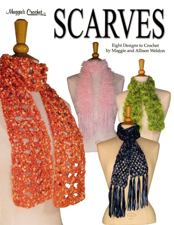 Scarves Crochet Pattern Leaflet