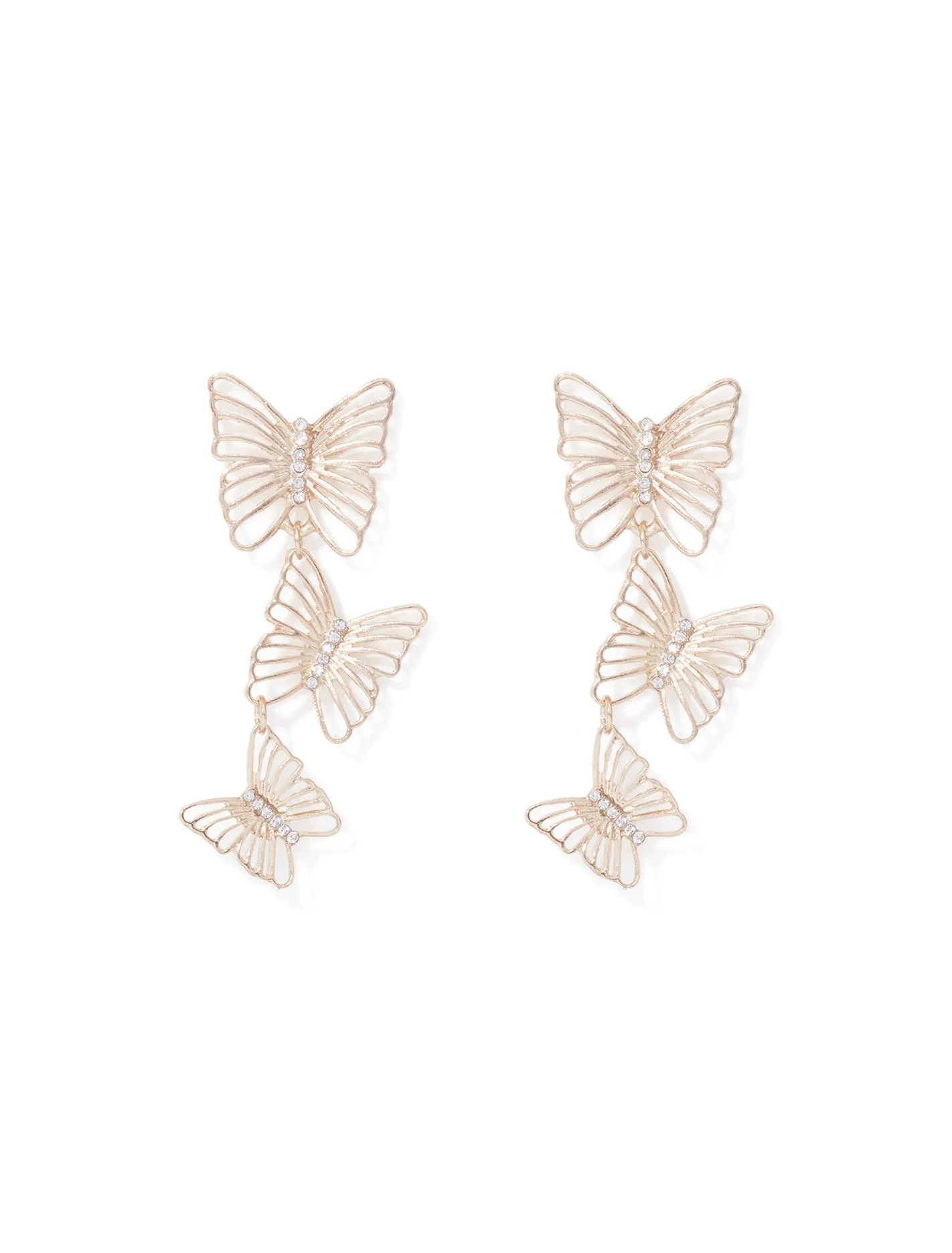 Sorina Layered Butterfly Earrings