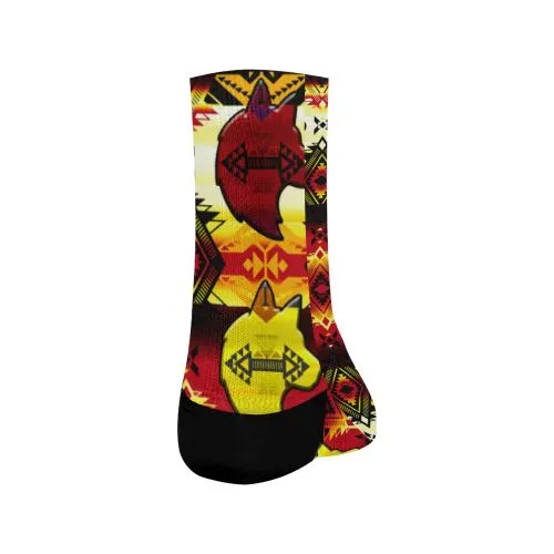 Sovereign Nation Fire with Wolf Crew Socks