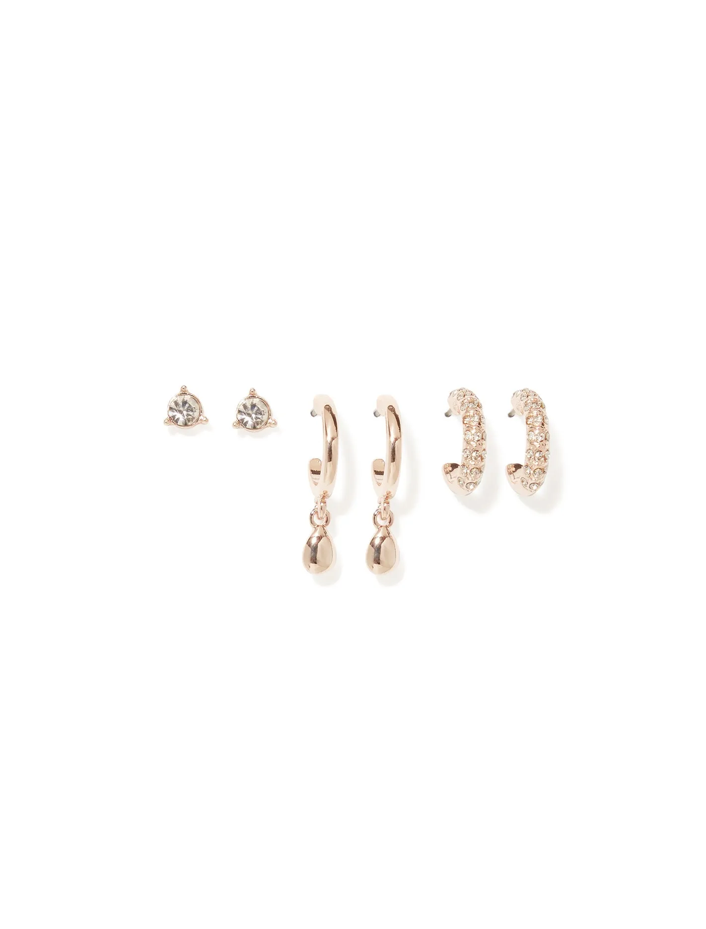 Stella Hoop & Stud Earrings Multipack