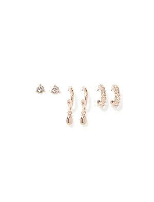 Stella Hoop & Stud Earrings Multipack