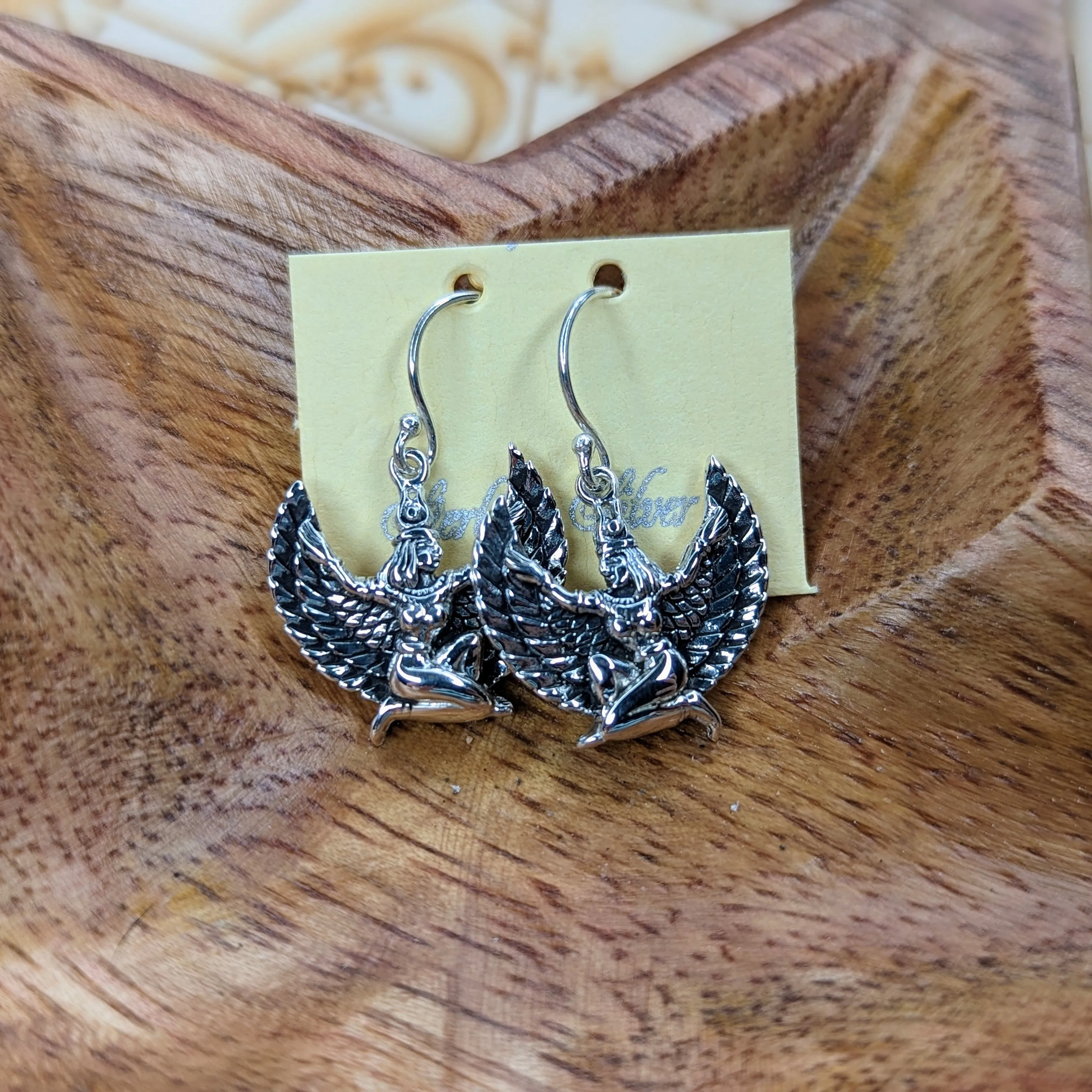 Sterling Silver Isis Earrings