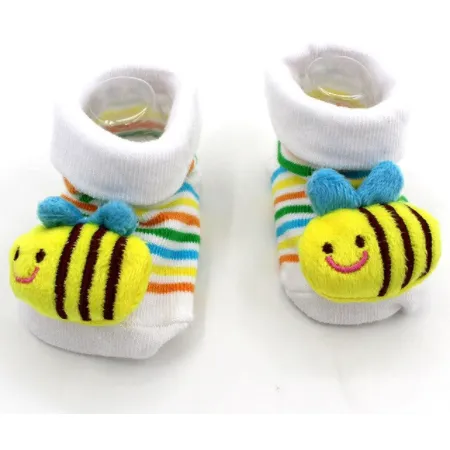 Unisex Baby Anti Slip Novelty Cartoon  Cotton Socks