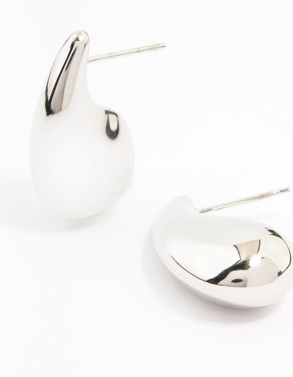 Waterproof Stainless Steel Skinny Bubble Drop Earrings